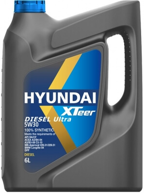 Hyundai XTeer Diesel Ultra C3 5W-30 6L