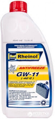 Антифриз Rheinol Antifreeze GW-11 (-40°C) 1.5л