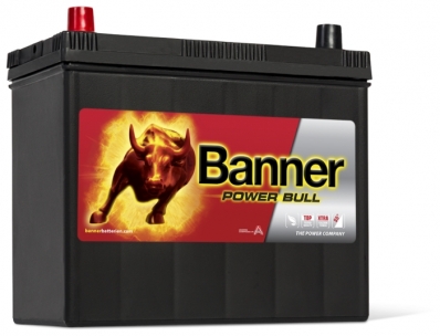 BANNER 45 Ah Power Bull (japan) (+левый)