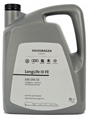 VW/Skoda/Audi Longlife SAE 0W-30 5л