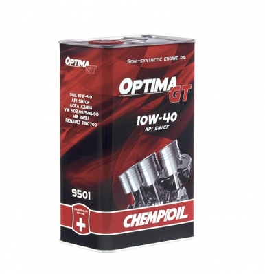 Chempioil Optima GT SAE 10W-40 4л жестяная канистра