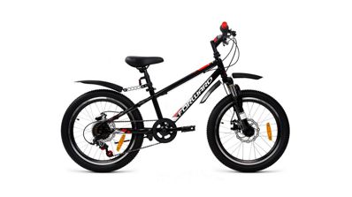 Biciclet FORWARD UNIT 20 3.2 DISC 20 6 ск. рост 10.5 черный/белый