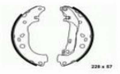 FASE Тормозные накладки ручного тормоза CONNECT BM 02>