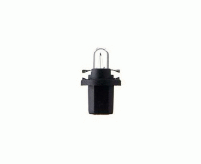 ЛАМПА PHILIPS 12598 12V. 1.2W.BAX10D. BLACK