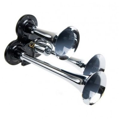 Semnal claxon 3buc crom 165/230/ 295mm 24V