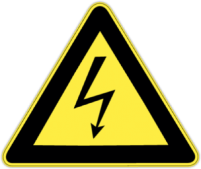 Autocolante "High Voltage"