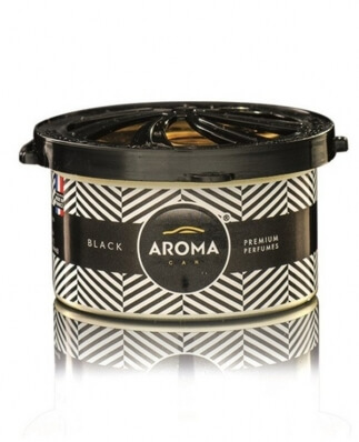 Aroma car Prestige organic negru/ aromatizat