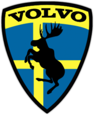 Наклейка на машину "Volvo moose Sweden 2"