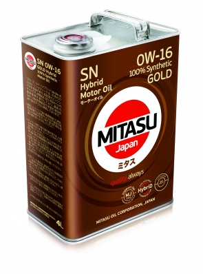 MITASU 0W16 GOLD HYBRID SN 4L