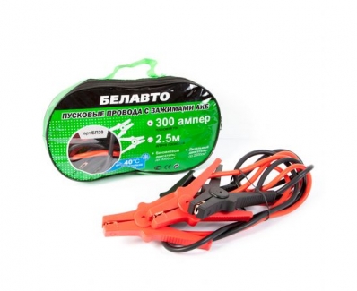 BELAUTO Провода для прикуривания 300A, 2,5м