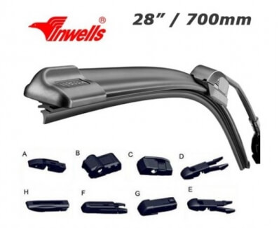 Lame stergatoare de parbriz Inwells Aerodynamic Multifunctional 28/700mm