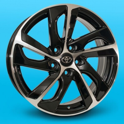 Replica Toyota 268 8.5 R20 5x150 60 110 Silver Black