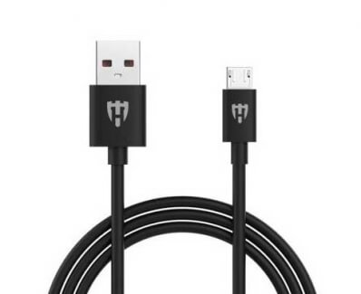 HL-111BK/ HELMET Basic Micro USB Cable-1m. Negru