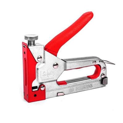 Pistol de capsare mecanic 113 x 07 x 4-14 mm maner cauciucat INTERTOOL