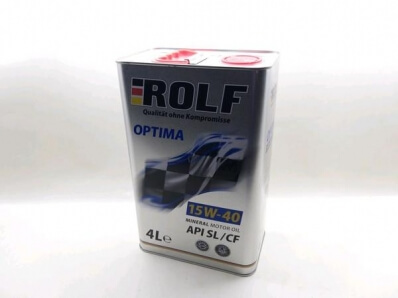 ROLF Optima SAE 15W-40 API SL/CF 4 л.