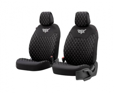 Husa pentru scaun OTOM RSX negru/alb, 2 buc.