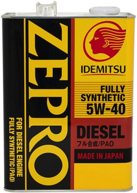 Idemitsu Zepro Fully Synthetic CF 5W-40 4L