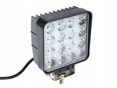 Lampă de lucru LED 48W/30 12-24V pătrat cu fascicul îngust