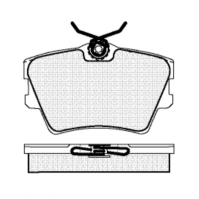 ТОРМОЗНЫЕ КОЛОДКИ DBS2298 WVA 21748 * VW TRANSPORTER T4 15 ЗАДН.