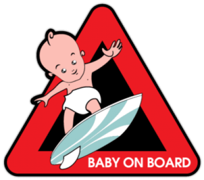 Стикеры на машину "Baby on board 6"