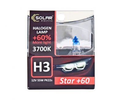 Solar H3 12V 55W PK22s Starlight
