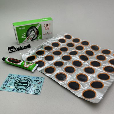 Kit de reparare a vulcanizării (kit de biciclete)