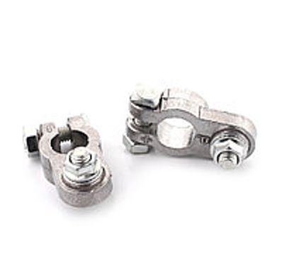 Terminale baterie aliaj aluminiu-magneziu cu bară de prindere 80g 2 buc.