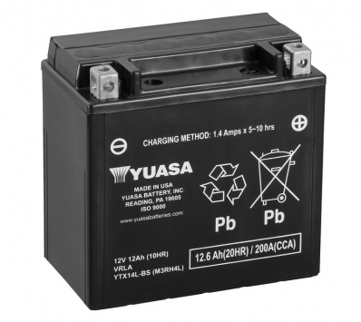 12V 12-12.6Ah 200A Yuasa MF VRLA (-+) (150*87*145)