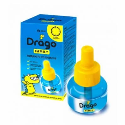 GRASS Средство инсектицидное Жидкость от комаров Drago 30мл шт