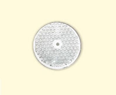 Orificiu rotund pentru șurub reflector (alb)