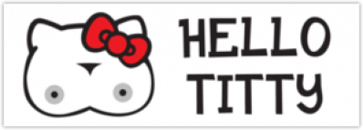 Автонаклейки "Hello Titty"