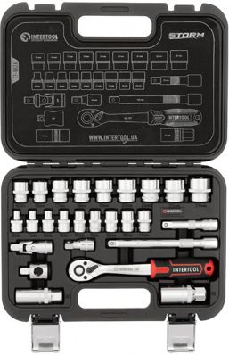 Set scule 26 buc 1/2 CR-V pătrat