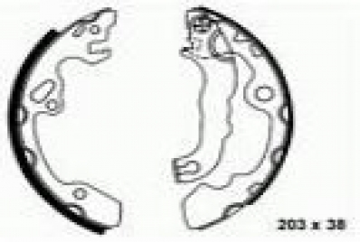 FASE Placute frana frana de mana FOCUS BM 98>04