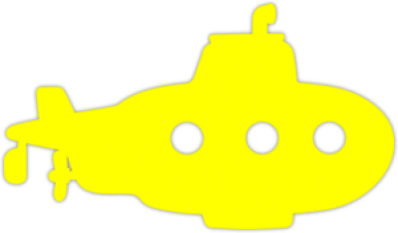 Stickere pentru automobil "Yellow Submarine"