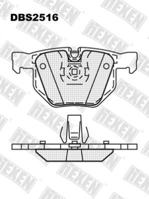 DBS2516 (SP 637) (T1366) * BMW 5 (E60,E61), 6 (E63,E64), X5 (E70), X6 SPATE