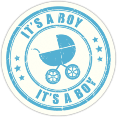 Autocolante pentru automobil "It's a Boy"