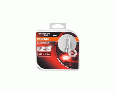 ЛАМПА OSRAM SILVERSTAR 2.0 SV2 H11 55W 12V