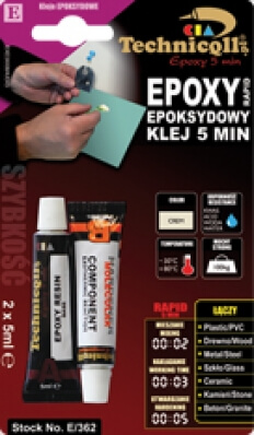 Клей эпоксидный 5 минут E-362 2x5 ml