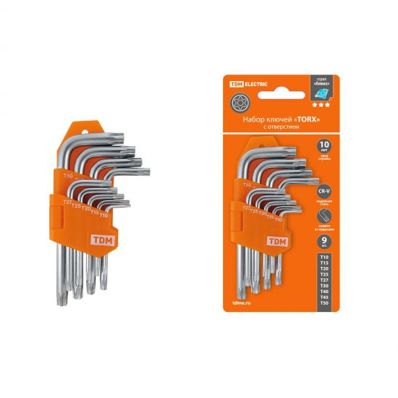 Set chei TORX 9 pr. T10-50 L=180mm
