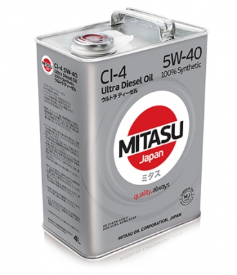 MITASU 5W40 ULTRA DIESEL CI-4 4L