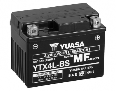 12V 3-3.2Ah 50A Yuasa MF VRLA (-+) (114*71*86)