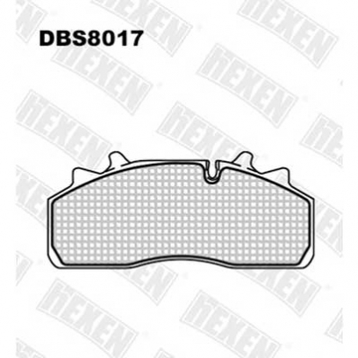 КОЛОДКИ DBS8017