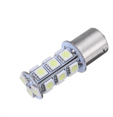 Lampă LED 18SMD BA15S 12V ALB