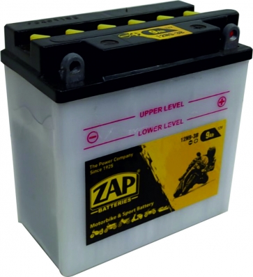 SZNAJDER BATTERIEN ZAP 9Ah 12V MOTO 12N9-3B B00