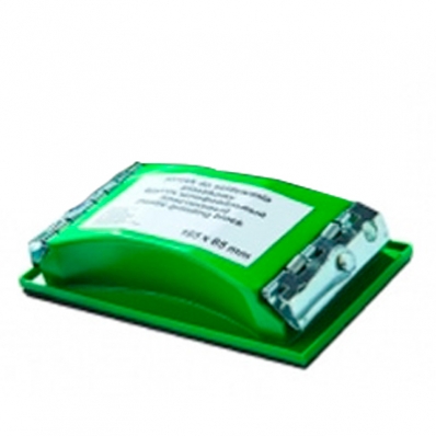 БРУСОК ДЛЯ ШЛИФОВАЛЬНЫХ РАБОТ С ДЕРЖАТЕЛЯМИ ДЛЯ БУМАГИ 165 X 87MM