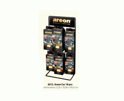 СТЕНД AREON 6012 6 КРЮЧКОВ МЕТАЛЛ