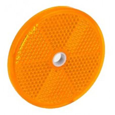 Reflector fi 60 cu orificiu (rotund orange)