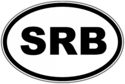 Abtibilduri pentru auto "SRB - Serbia"