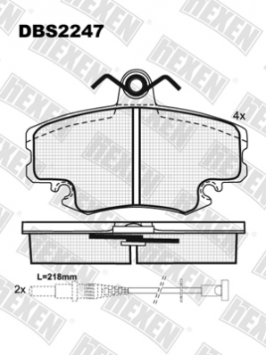 DBS2247 (SP 189) (T1629)* DACIA LOGAN/RENAULT 19,CLIO,MEGANE,TWINGO FATA