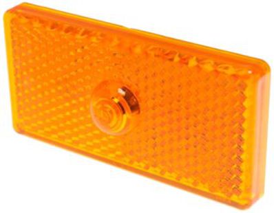 Plic lateral sticla galben dreptunghiulara